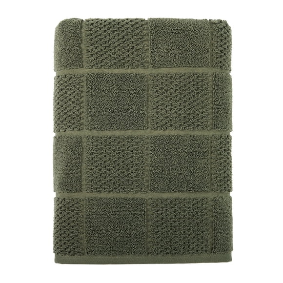 Toalla de Medio Baño Hometrends Embosada Verde Musgo