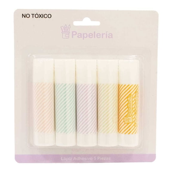 Set de Lápic Adhesivo Prichos Varios Modelos 5 Piezas
