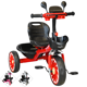 thumbnail image 1 of Triciclo para Niños Torreta con Luz y Sonido Ruedas de Eva Apto a partir de 2 Años Soporta hasta 20 kg - Rojo, 1 of 6