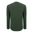 thumbnail image 2 of Playera George Talla G Cuello Redondo Manga Larga Lisa Verde Militar, 2 of 4