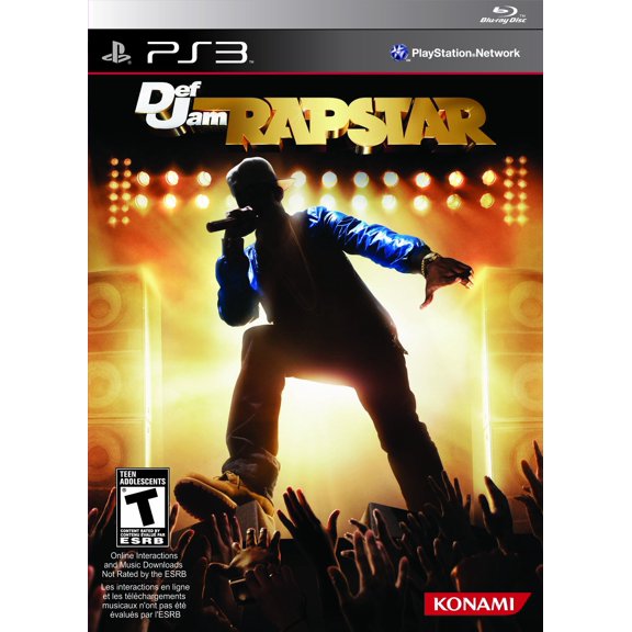 Juego musical Konami Def Jam Rapstar PS3 nuevo