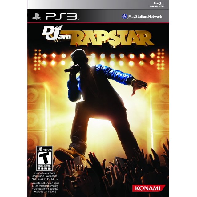 Juego musical Konami Def Jam Rapstar PS3 nuevo
