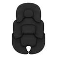 thumbnail image 1 of Cojín para cochecito de bebé, almohada de apoyo para la cabeza y el cuerpo, forro transpirable para asiento de coche Negro, 1 of 9