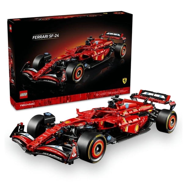 Set LEGO Technic Coche Ferrari SF-24 F1 1361 Piezas