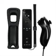 thumbnail image 1 of Mando a distancia Motion Plus integrado compatible con el mando Nunchuck de Nintendo Wii. Mando inalámbrico Bluetooth con funda de silicona, 1 of 9