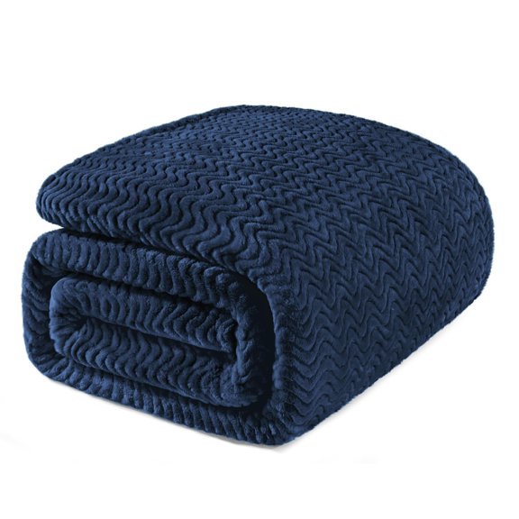Manta Soft Fleece Queen Size Navy Blue 90x90