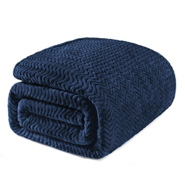 Manta Soft Fleece Queen Size Navy Blue 90x90