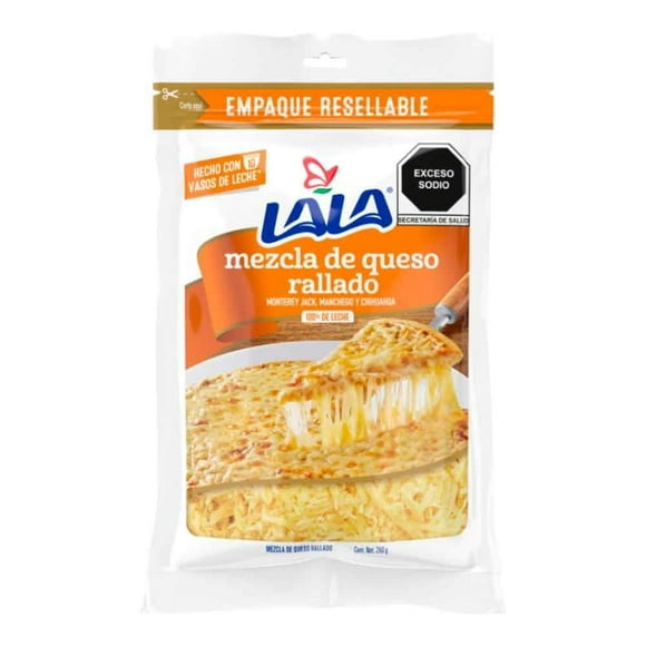Mezcla Quesos para Pasta Lala 250 g