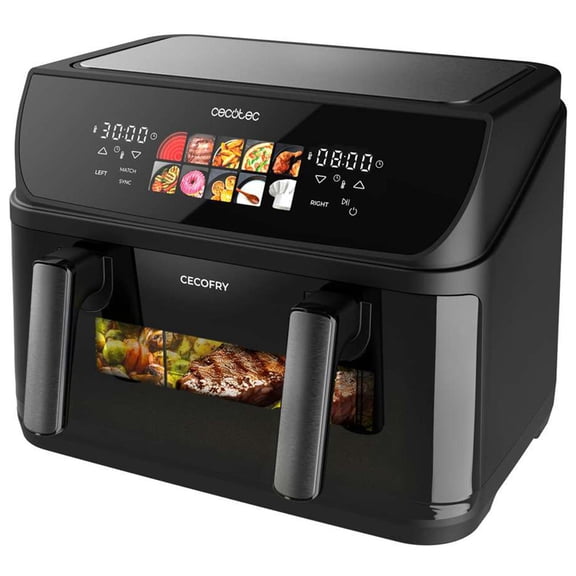 Cecotec Freidora de aire Cecofry&Grill Duoheat 10000