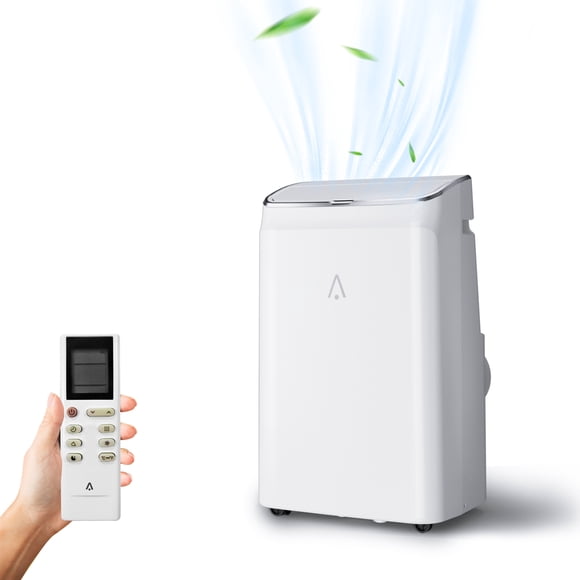 Aire Acondicionado Portátil de 14000 BTU, Unidad de AC 3 en 1 con Modos de Enfriamiento, Deshumidificación y Ventilador, Enfriamiento Silencioso para Habitación Grande de hasta 700 Pies², Incluye