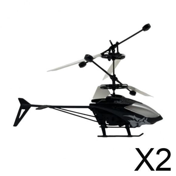 Helicóptero teledirigido,Helicóptero de juguete RC con inducción,resistente a caídas y con conexión USB.,Avión de control remoto resistente a caídas,Helicóptero RC de 2 piezas
