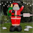 thumbnail image 2 of Inflable de Navidad Navideño SANTA CLAUS Artego MEGA gigante con led 4m, 2 of 8