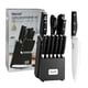 thumbnail image 1 of Juego de bloques de cuchillos de cocina Hecef 14 piezas acero inoxidable alto contenido de carbono 6 cuchillos para carne, 1 of 7