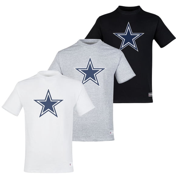 NFL Paquete de 3 Playeras Dallas Cowboys para Hombre, Talla Extra Grande
