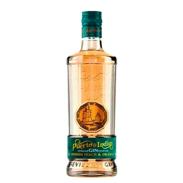 Pack de 4 Ginebra Puerto de Indias Peach & Orange 750 ml