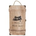 thumbnail image 2 of Caja De Almacenamiento De Vino, Caja Decorativa De Madera De 2 Botellas De 35 X 20 X 10 Cm, Para Oficina En Casa, 2 of 7