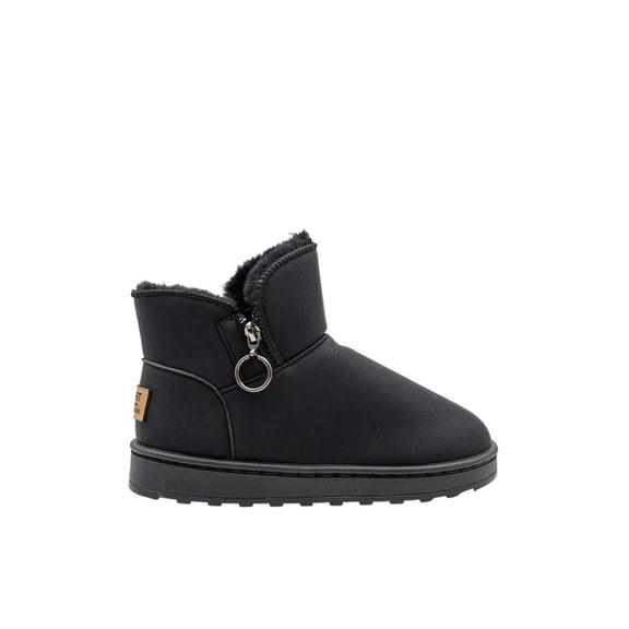 Pantuflas FERNANDA Para Niña Bota Suave Caliente Cómodas negro 22