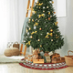 thumbnail image 4 of Falda Pie De Arbol Navideño Decoracion Copos Nieve 122cm Xtellar rojo, 4 of 4