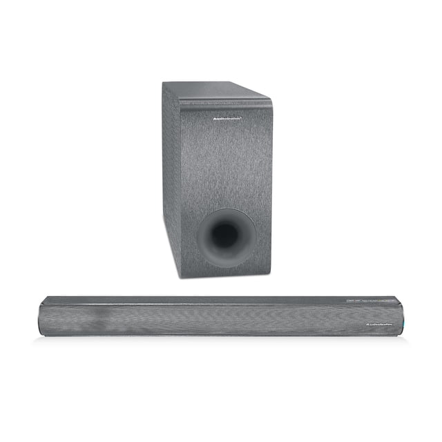 Barra de Sonido Audiobahn 2.1 con Subwoofer Inalámbrico ASBAR1000PACK.GR