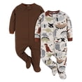 thumbnail image 1 of Mameluco Gerber Essentials Pack 2 Piezas Dino Multicolor 12M, 1 of 3