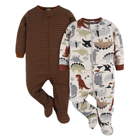 Mameluco Gerber Essentials Pack 2 Piezas Dino Multicolor 12M