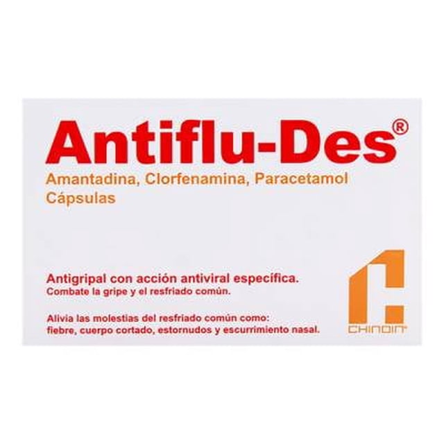 Antiflu-Des caja con 24 cápsulas