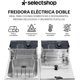 thumbnail image 2 of Freidora Aceite Eléctrica Doble 12 Lt Industrial 2500w Acero Inoxidable, 2 of 5