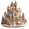 thumbnail image 2 of Christmas Acrylic Ornaments Set, Holiday Carousel and Castle Decor, Festive Home Display, Seasonal Tabletop Decorations, Winter Themed Accents, Lightweight Acrylic Christmas Decor for Mantel Shelf, 2 of 5