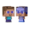 thumbnail image 1 of Figura de Acción Mattel Minecraft Flippin Figs Steve y Steve con Armadura Encantada, 1 of 4