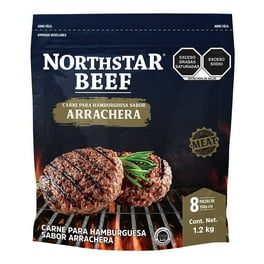 Carne para hamburguesa Northstar Beef sabor arrachera 1.2 kg