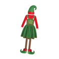 thumbnail image 4 of Disfraz de elfo navideño. Trajes de elfo para Navidad, fiestas, cumpleaños y actuaciones. Para mujeres M, 4 of 9