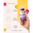 thumbnail image 3 of Gummies Probioticos Bifidobacterium Lactis INDIGO LIFE NUTRACEUTICOS Sabor Fresa y Piña 242 gr, 3 of 6