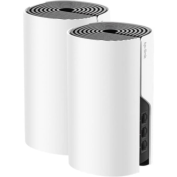 TP-Link Deco WiFi Mesh, Sistema WiFi de Malla para Todo el Hogar, AC1900, hasta 1300Mbps en 5GHz, 3*Gigabit, Compatible con Todos los Deco, Deco S7(2-Pack)