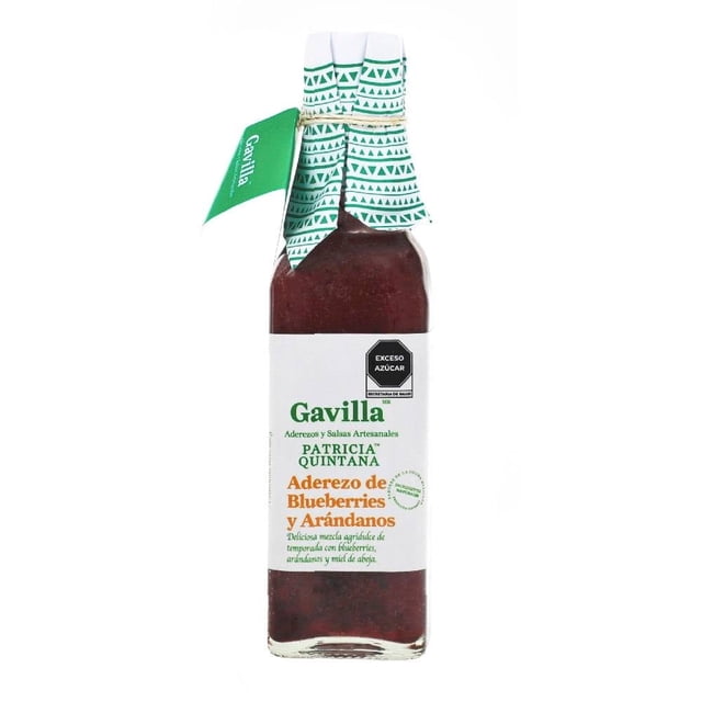 Aderezo Gavilla Patricia Quintana blueberries y arándanos 250 ml