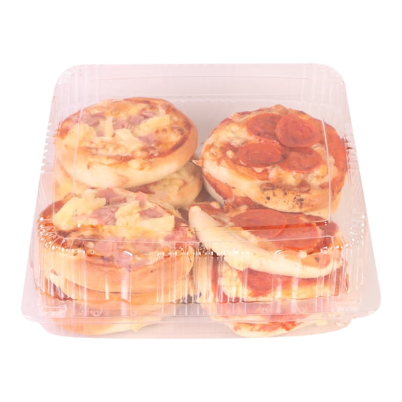Paquete de Mini Pizzas Pepperoni y Hawaiana 12 Piezas