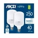thumbnail image 4 of Foco Aksi Lighting Paquete con 2 focos Led Alta potencia, 40wats, modelo 116443, 4 of 4