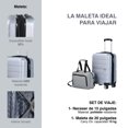 thumbnail image 2 of Maleta de Mano de 20 Pulgadas Rigida Expandible Con Neceser Impermeable Carry On, 2 of 8