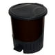 thumbnail image 2 of Bote de Basura Plastic Trends con Pedal 14 l Chocolate, 2 of 4