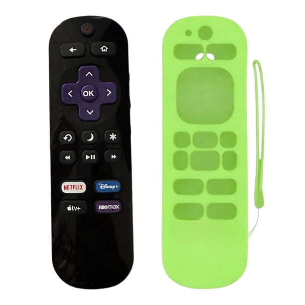 Control Compatible Con Roku Tv Hisense Philips Mas Funda negro 16