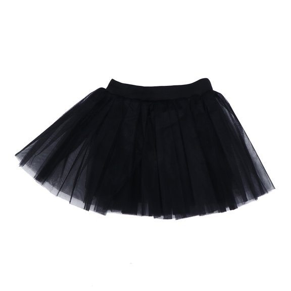 Falda de tul de tres capas para niñas, falda corta de tutú, disfraz de fiesta, elegante ropa de ballet y danza.