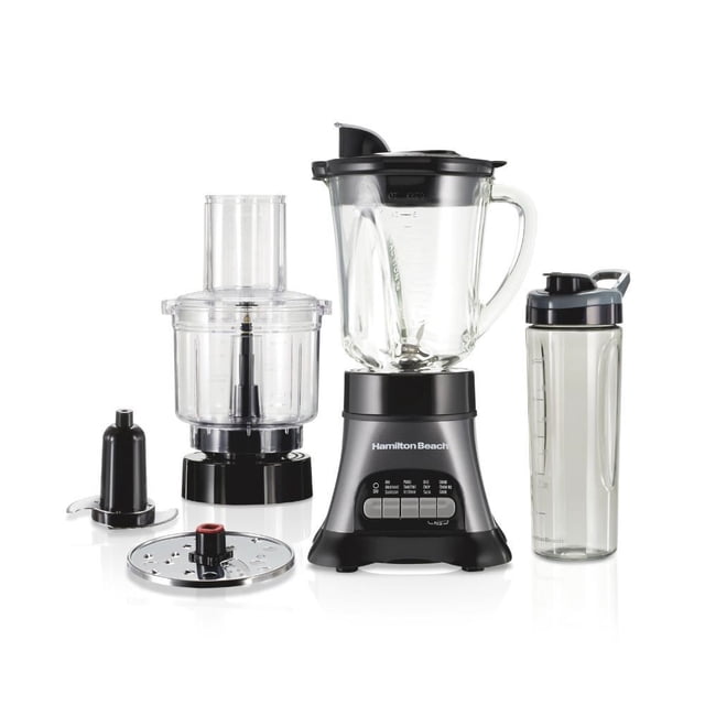 Licuadora Hamilton Beach 3 en 1 4 Velocidades 1.18 L 700 W Color Gris