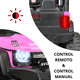 thumbnail image 2 of Montable Eléctrico Camioneta 4x4 para Niños Luz Sonido Bluetooth Control Remoto 12v - Rosa, 2 of 8