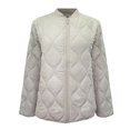 thumbnail image 1 of Chamarra George para Mujer, Acolchada Estilo Bomber Crema Talla CH, 1 of 4