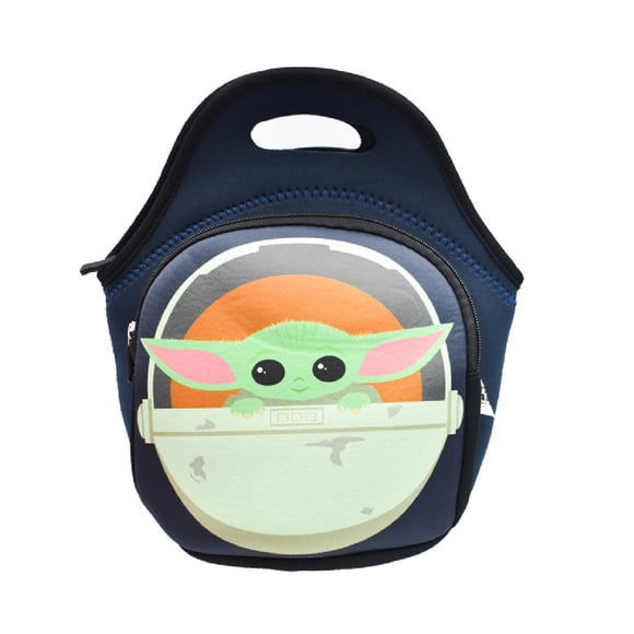 Lonchera Neopreno Suave, Modelo Disney Star Wars, Grogu, Bolsa Reutilizable para Almuerzo