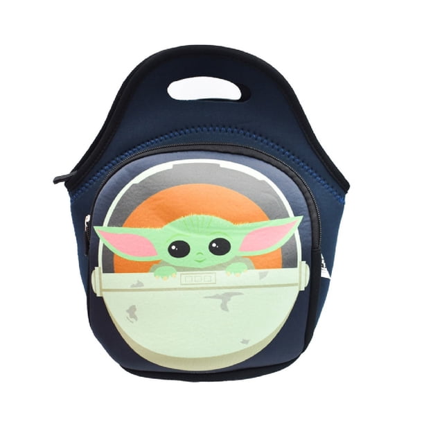 Lonchera Neopreno Suave, Modelo Disney Star Wars, Grogu, Bolsa Reutilizable para Almuerzo