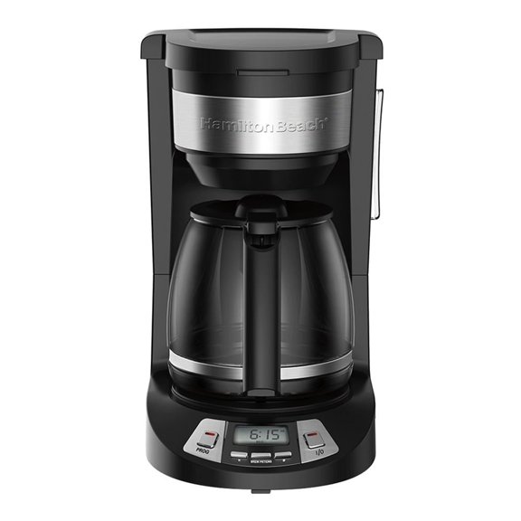 Cafetera Hamilton Beach 12 Tazas Negra