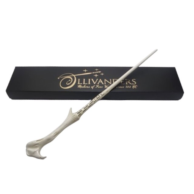 Varita Magica para Magos Harry Potter de Resina Con Nucleo Metálico Sólido de Metal Con Caja Ollivanders Dumbledore Hermione Sauco Cosplay Disfraz Accesorio Modelo a Escoger