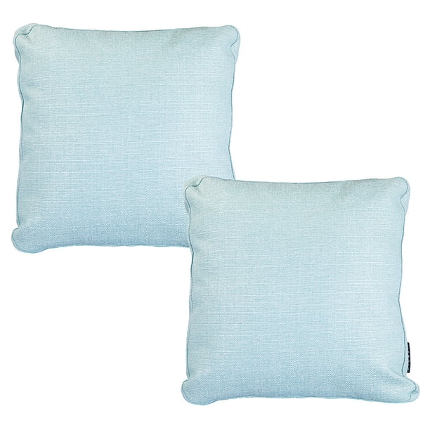 Cojin Decorativo Cuadrado grande Set de 2 Tred Turquesa
