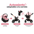 thumbnail image 4 of Carriola Prinsel Cosmos Gold Lx Travel System Reclinable Rosa, 4 of 10