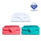 thumbnail image 3 of Juego de Sabanas Queen Size 3 Pack Turquesa Coral Blanco Spring Air Essence, 3 of 6
